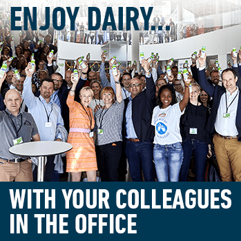 Enjoy Dairy... With your colleagues in the office